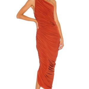 Norma Kamali Diana Dress Cinnamon